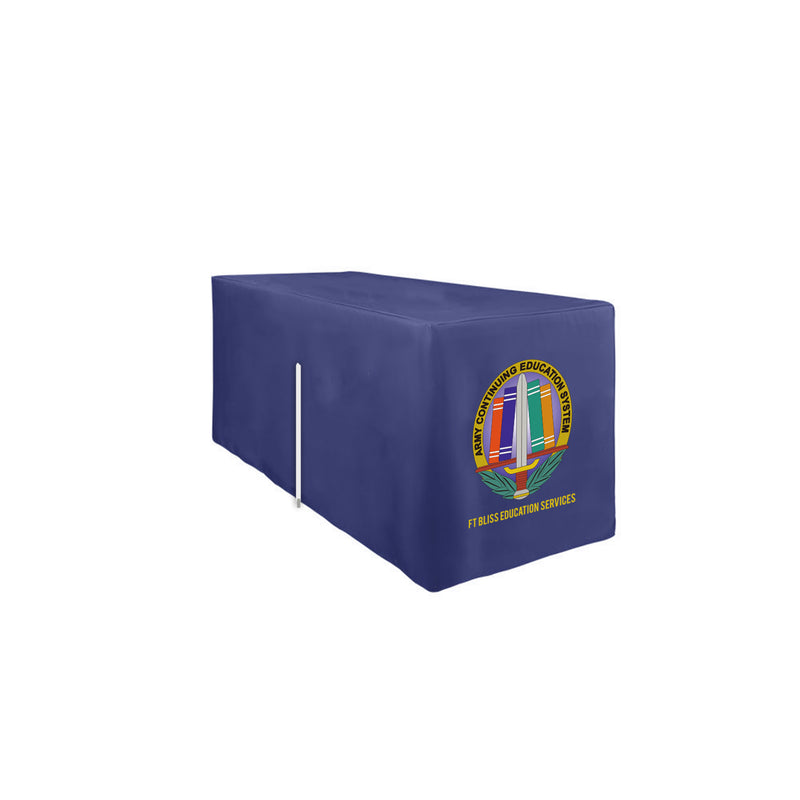 Table Covers For Trade Show Displays 4ft 4 Sided