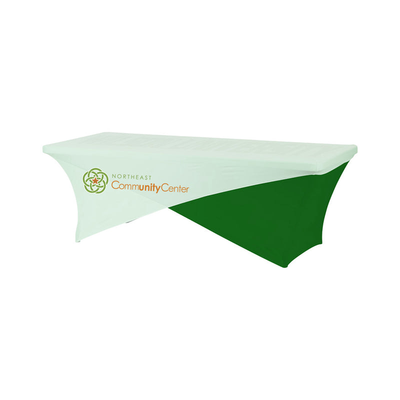 Stretch Tablecloth With Logo 8ft Cross Over-2