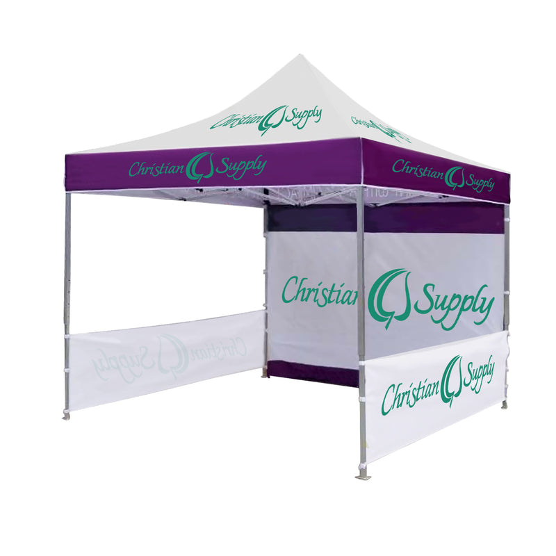 10x10 Pop-Up Tent With Sides-1