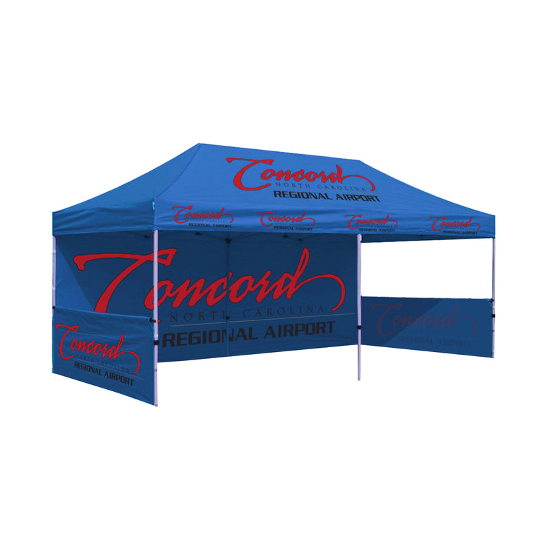 10 x 20 Custom Pop-Up Tent With Sides-1
