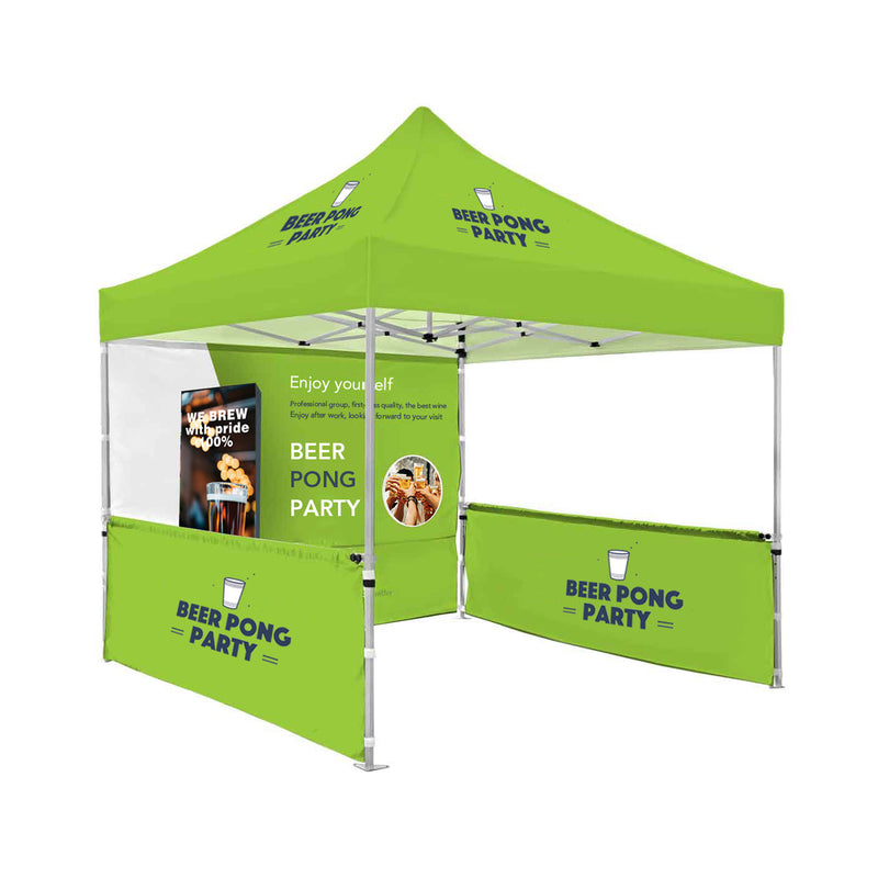 10x10 Pop-Up Tent With Sides-4
