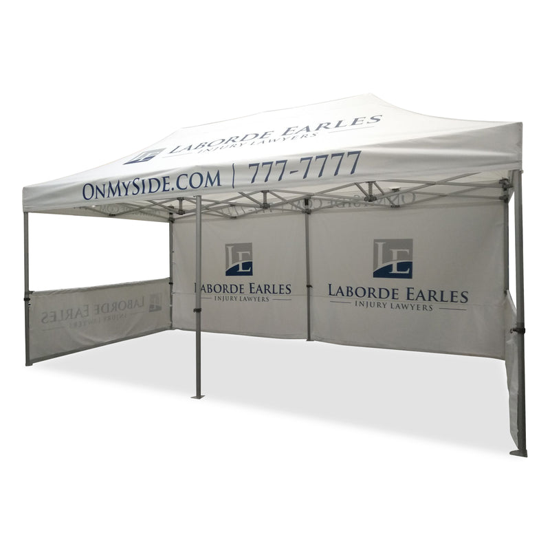 10 x 20 Custom Pop-Up Tent With Sides-3