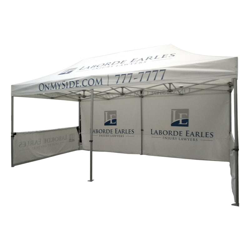 10 x 20 Custom Pop-Up Tent With Sides-5