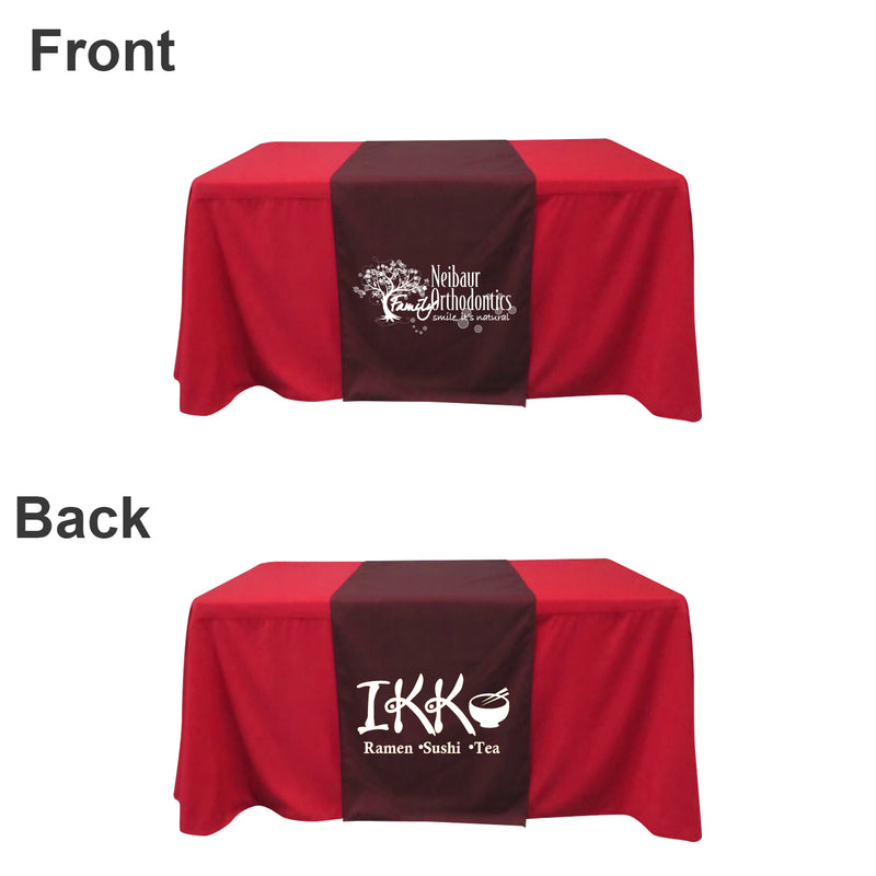 Display Tablecloth With Logo 4ft Table Runner