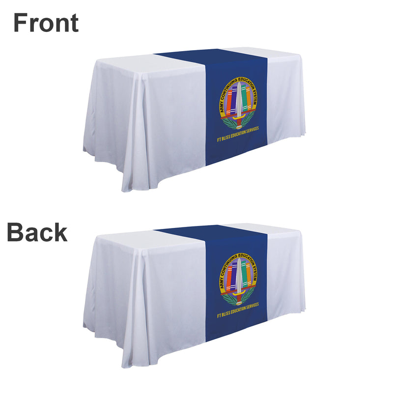 Display Tablecloth With Logo 4ft Table Runner-2