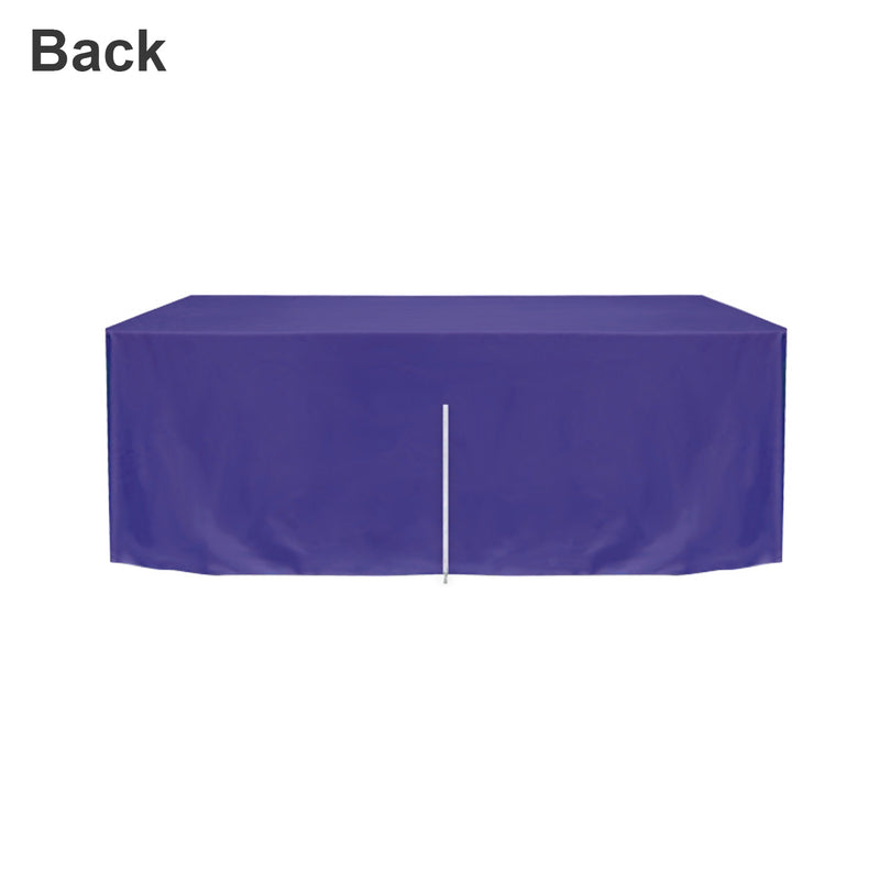 Custom Waterproof Tablecloths With Zipper Back 6ft-Back