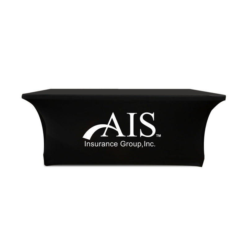 6ft 4-Sided Trade Show Table Covers With Logo-1