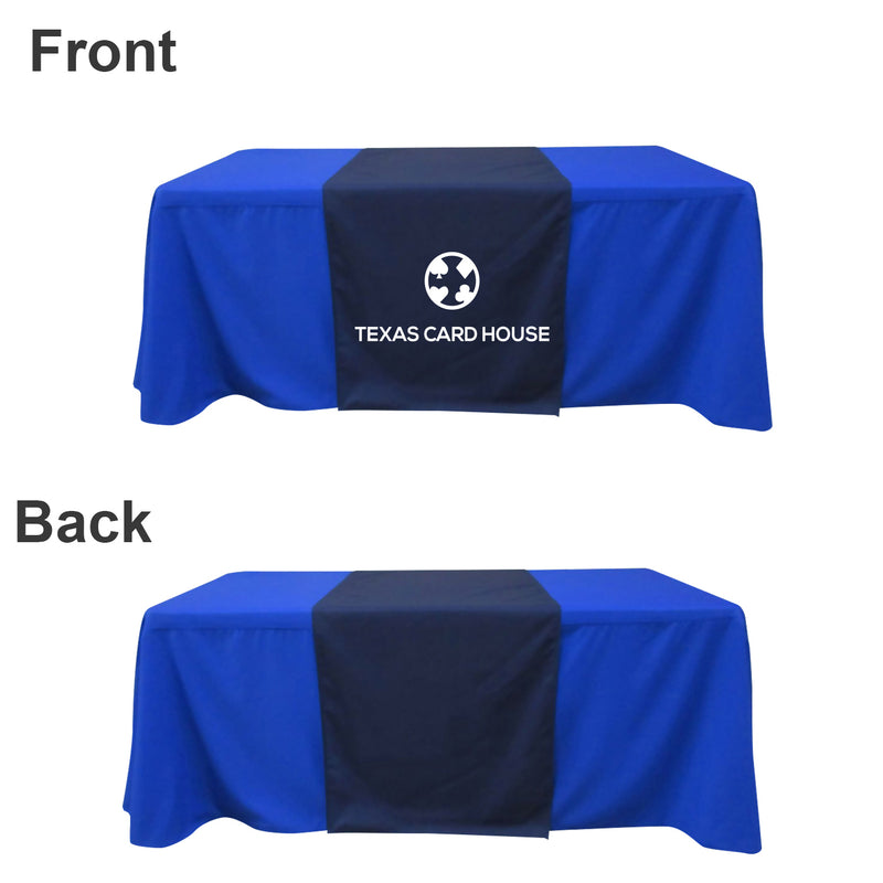 Blank Trade Show Table Covers 6ft Table Runner-1