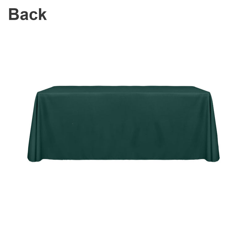 Custom Adjustable Table Covers For Trade Shows 6ft To 4ft Back