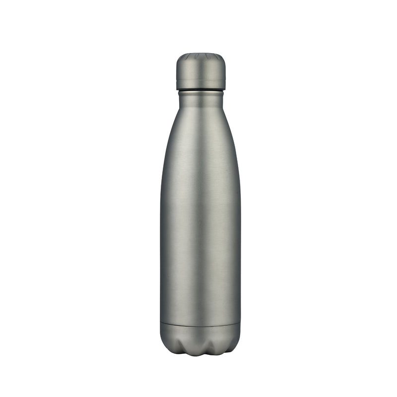 17oz Gunmetal Double Wall Stainless Steel Vacuum Bottle